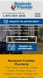 Mobile Screenshot of benfranklinplumbingnj.com